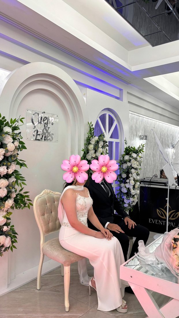 Beyaz Nişan isteme söz kıyafeti - Görsel 3