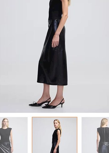 İPEKYOL KUMAŞ MİX VATKALI ELBİSE - Görsel 3