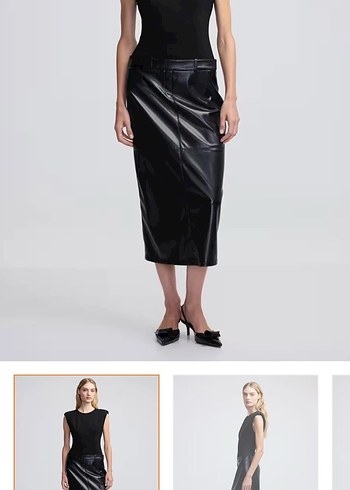 İPEKYOL KUMAŞ MİX VATKALI ELBİSE - Görsel 2