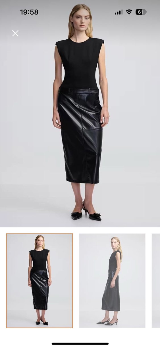 İPEKYOL KUMAŞ MİX VATKALI ELBİSE - Görsel 2