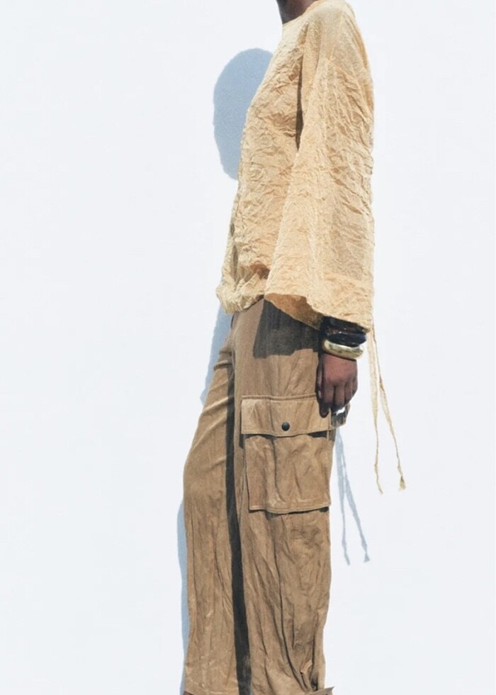 Zara Kargo Pantalon - Görsel 3