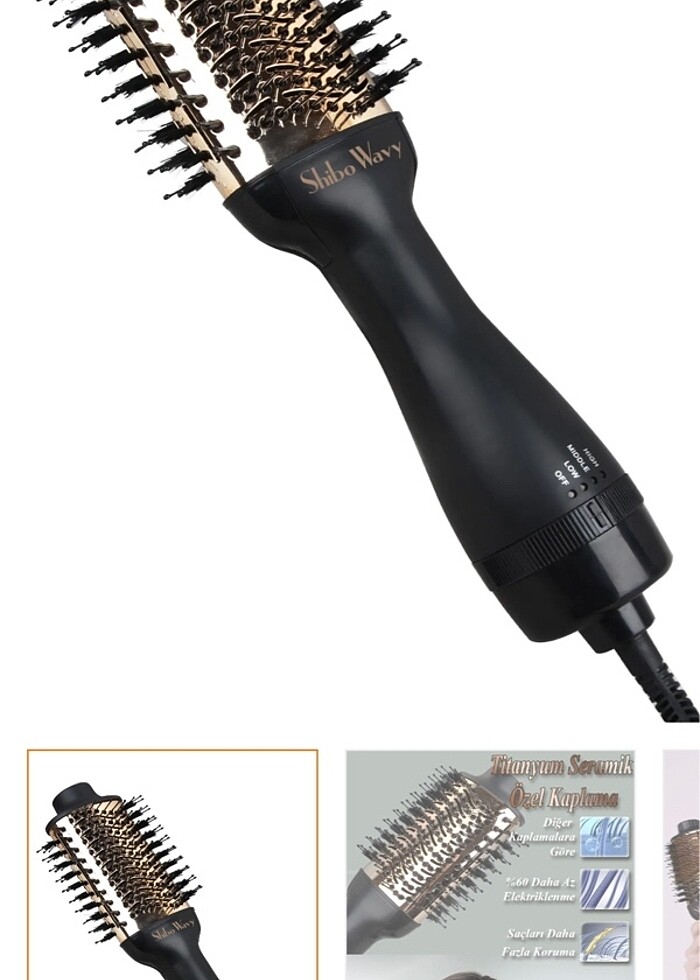 Shibowavy Saç şekillendirici ve düzleştirici - Görsel 2