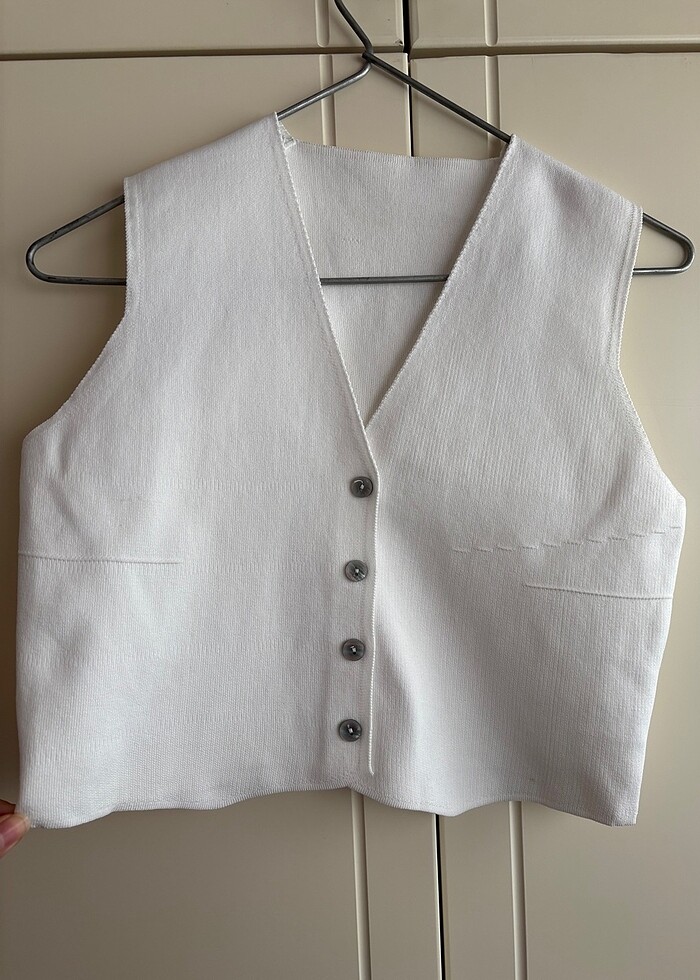 Crop yelek - Görsel 2