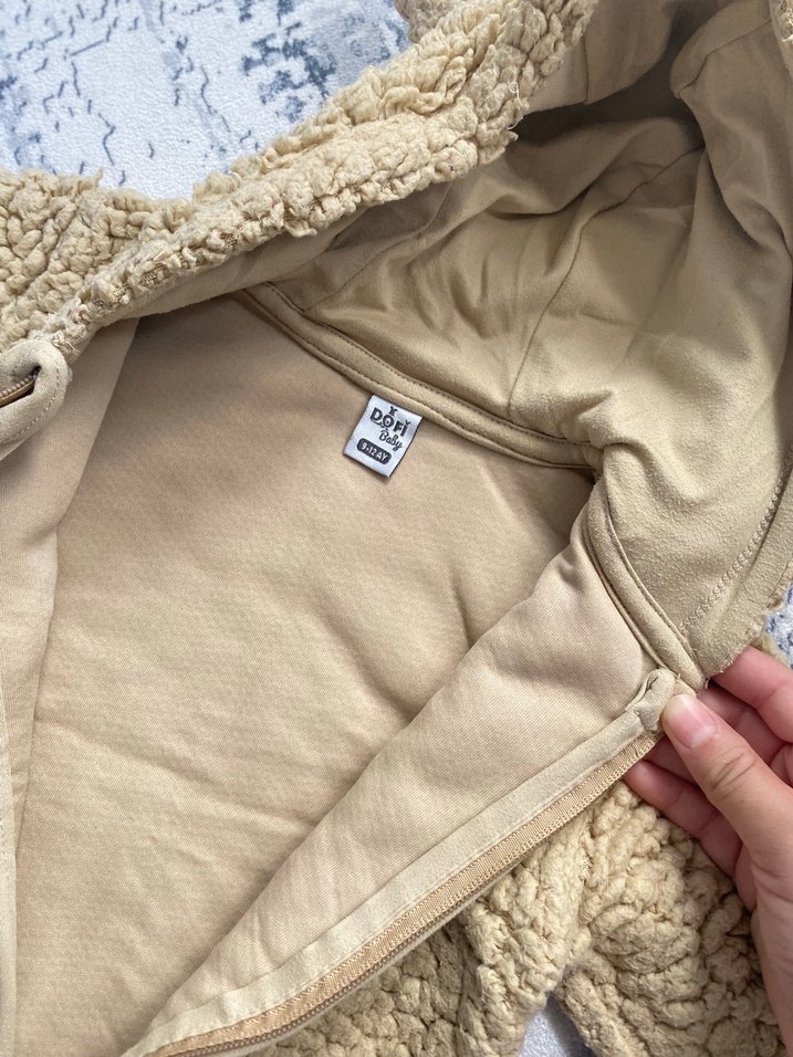 Kürklü Kapüşonlu Bebek Tulumu - Görsel 2