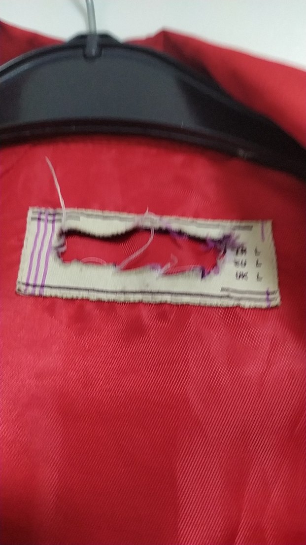 Düğmeli Kırmızı nairobin Kadın Trençkot - Görsel 2