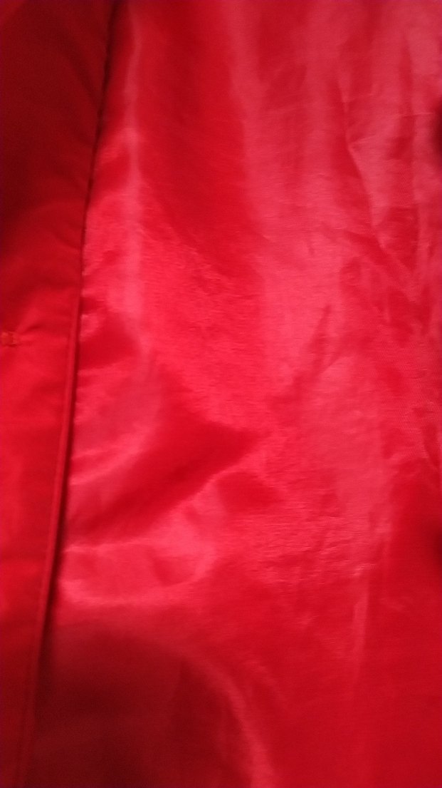 Düğmeli Kırmızı nairobin Kadın Trençkot - Görsel 4