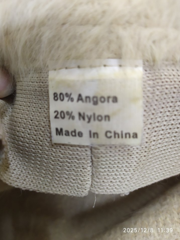 Bej Örgü Kadın Şapka - Görsel 4