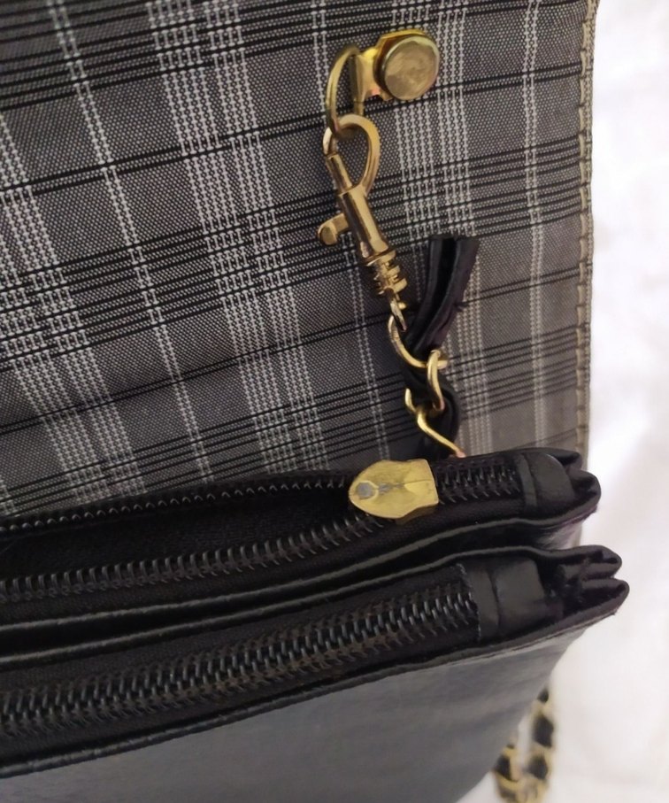 Bej Süet Tokalı Kadın Portföy Çanta - Görsel 4