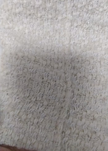 Düğmeli Krem Kaban - Görsel 7