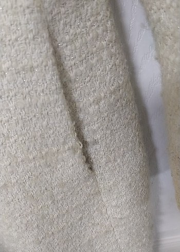 Düğmeli Krem Kaban - Görsel 3