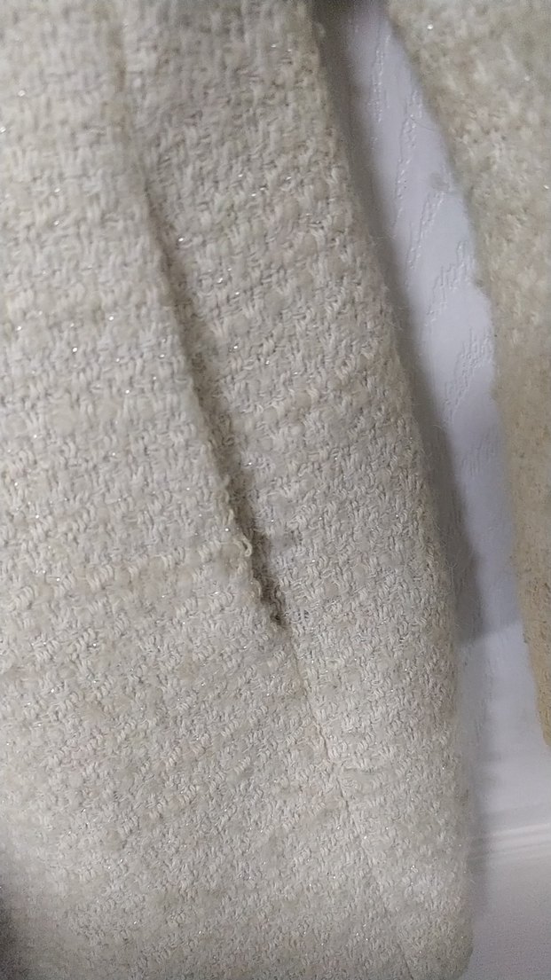 Düğmeli Krem Kaban - Görsel 3