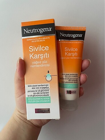 Neutrogena sivilce karşıtı yüz nemlendirici krem 50 ml