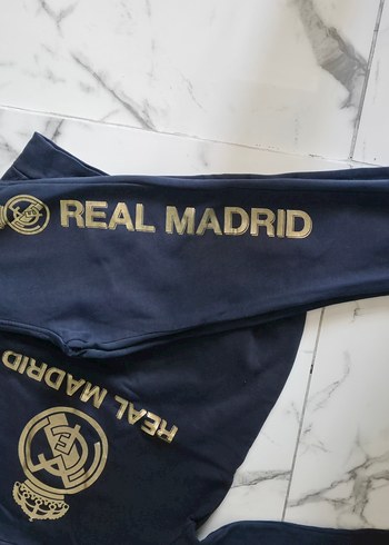Real Madrid Baskılı Kapüşonlu Erkek Sweatshirt - Görsel 5