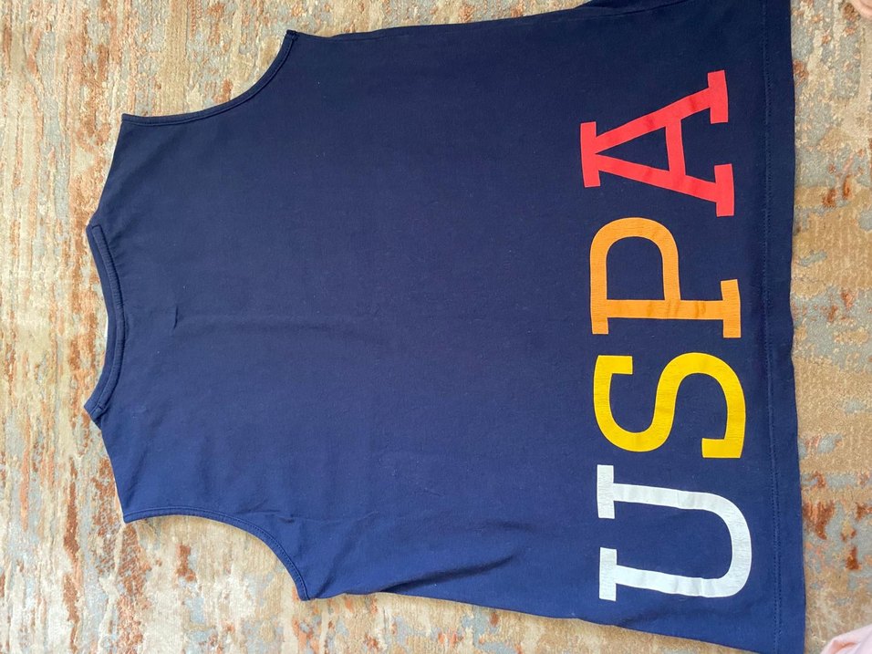 Erkek Lacivert Kolsuz Polo Tişört - Görsel 2