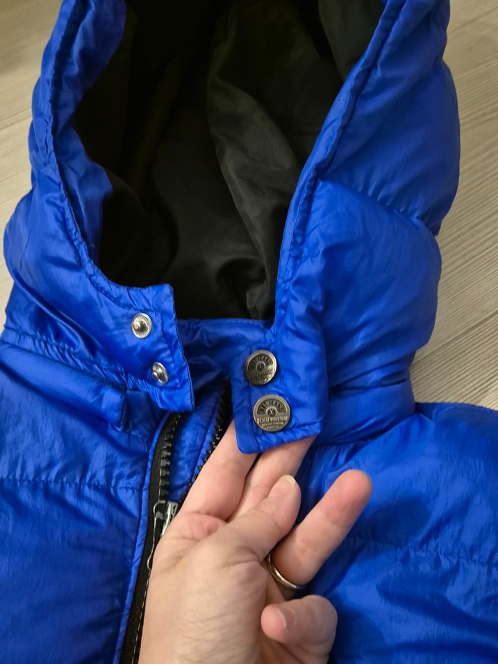 Mavi Fermuarlı Erkek Çocuk Mont - Görsel 5