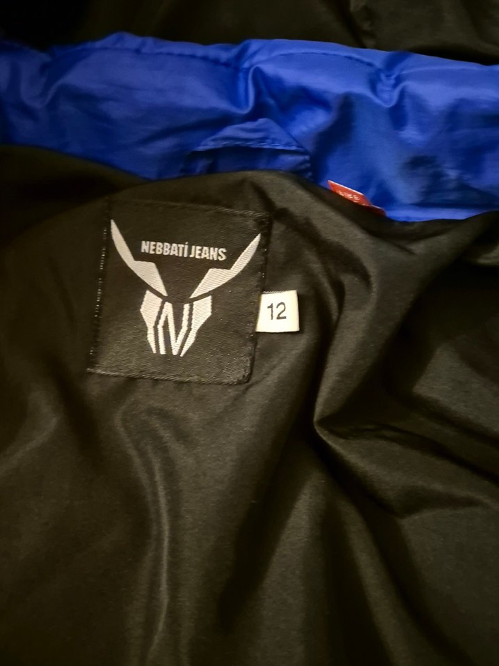 Mavi Fermuarlı Erkek Çocuk Mont - Görsel 4