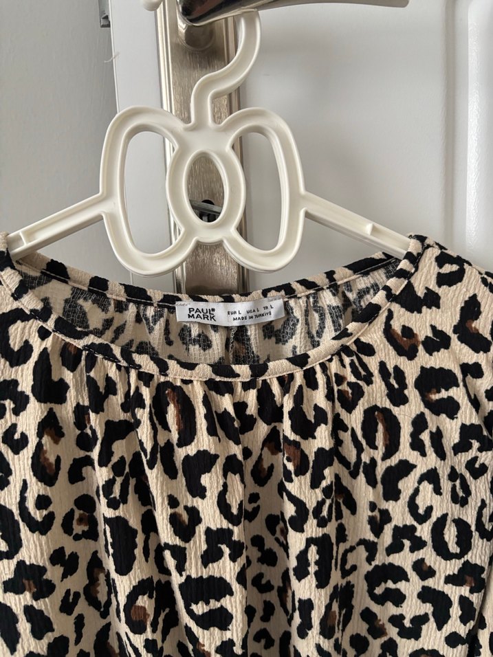 Leopar Desenli Bluz - Görsel 2