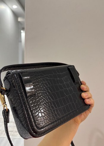 Zara küçük siyah çanta - Görsel 7