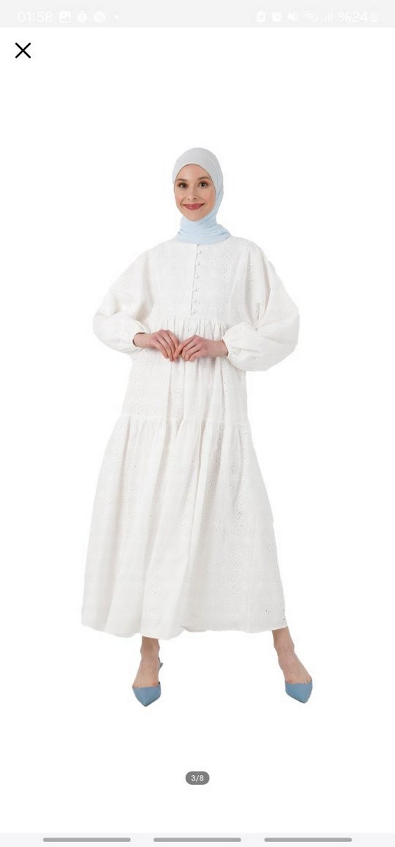 fisto elbise modanisa refka - Görsel 3