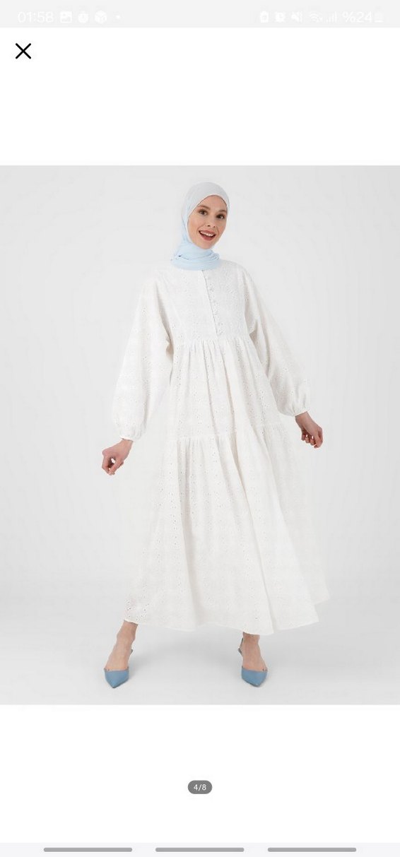 fisto elbise modanisa refka - Görsel 4