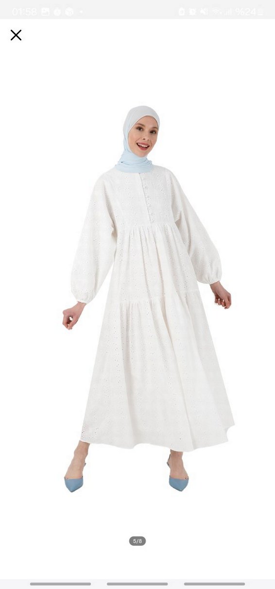 fisto elbise modanisa refka - Görsel 5