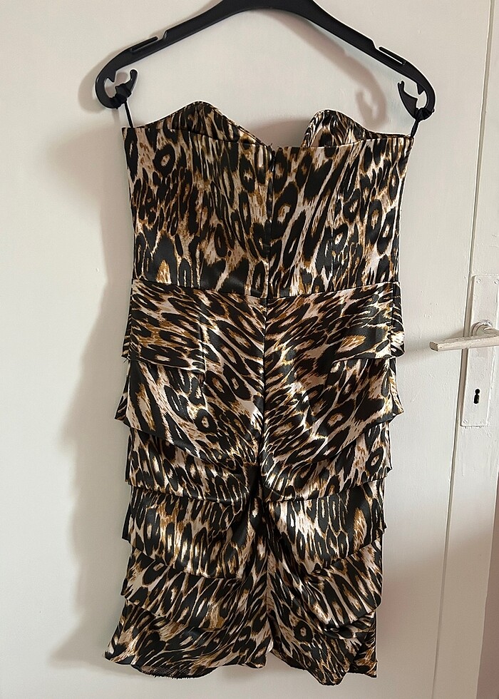 Saten Leopar Abiye - Görsel 2