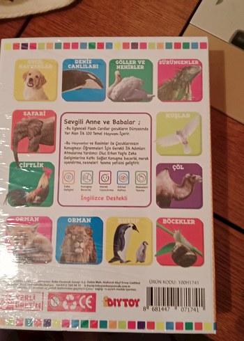 İlk 100 Hayvan Zeka Kartları - Görsel 3