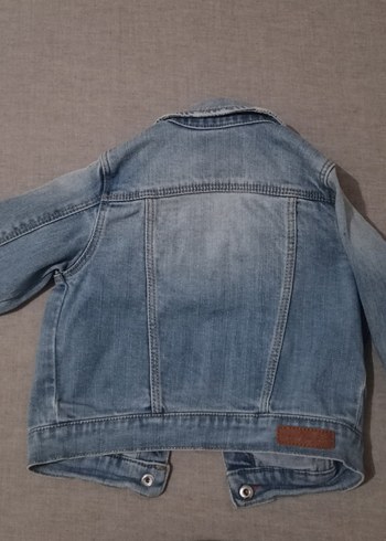 zara Kız bebek kot Ceket Düğmeli - Görsel 5