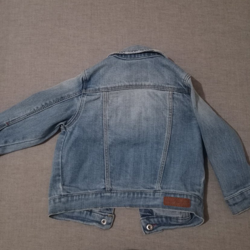 zara Kız bebek kot Ceket Düğmeli - Görsel 5