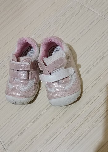 Kız Çocuk Pembe Cırtlı Spor Ayakkabı - Görsel 2