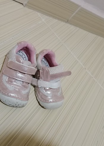 Kız Çocuk Pembe Cırtlı Spor Ayakkabı - Görsel 3