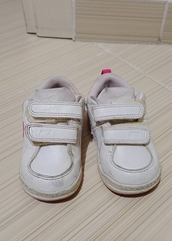 Kız Çocuk Beyaz Cırt Cırtlı Spor Ayakkabı - Görsel 2