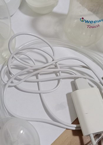 Beyaz Elektrikli Göğüs Pompası Seti - Görsel 6