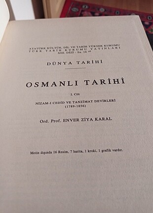  Büyük Osmanlı Tarihi/ Ordinaryüs profesör Enver Ziya Karal
