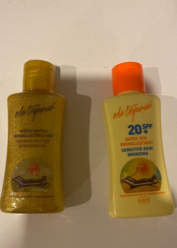 Bronzlaştırıcı yağ eda taşpınar