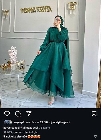 Kevser bahadır mimoza yeşil 