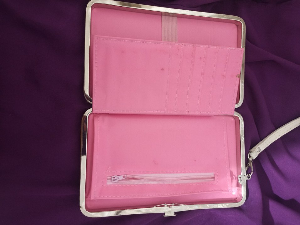 Altın Renkli taşlı parlak sarı cüzdan ve telefonluk - Görsel 4