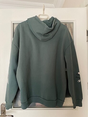 Defacto Yeşil baskılı sweatshirt