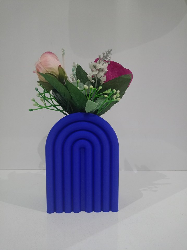 Mavi Renkli Vazo - Görsel 4