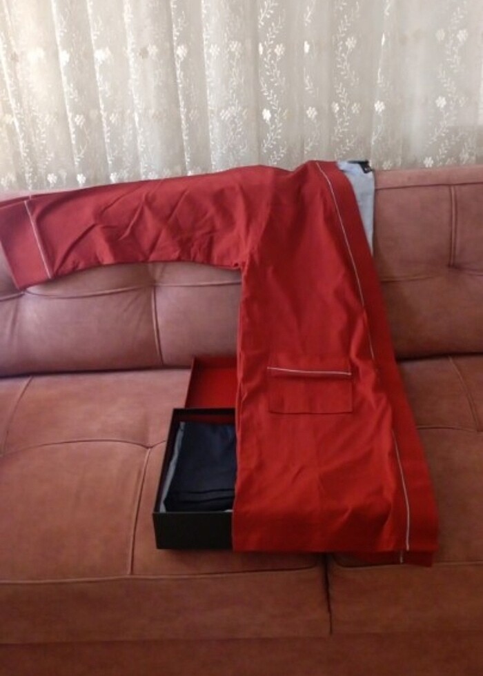 Çeyizlik Batista Erkek penye takım 5li BORDO renk - Görsel 3