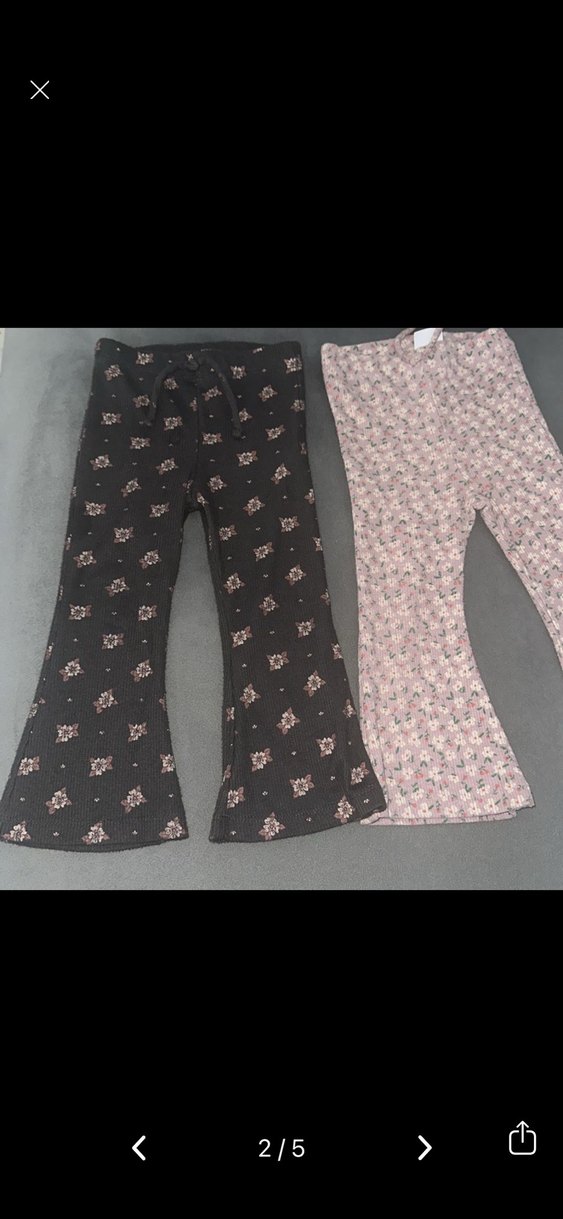 Zara 2li İspanyol paça Pantalon 2 yaş - Görsel 2