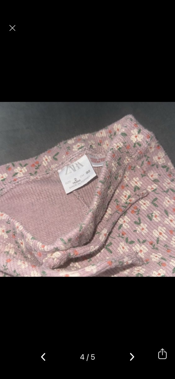Zara 2li İspanyol paça Pantalon 2 yaş - Görsel 4