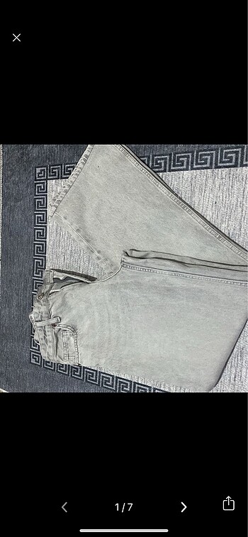 ZARA GRİ BOL PAÇA JEAN