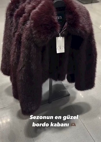ZARA BORDO KÜRK - Görsel 2