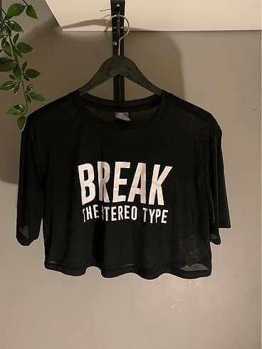 Bershka siyah crop