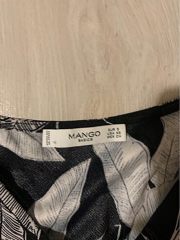 s Beden Mango kısa tulum elbise