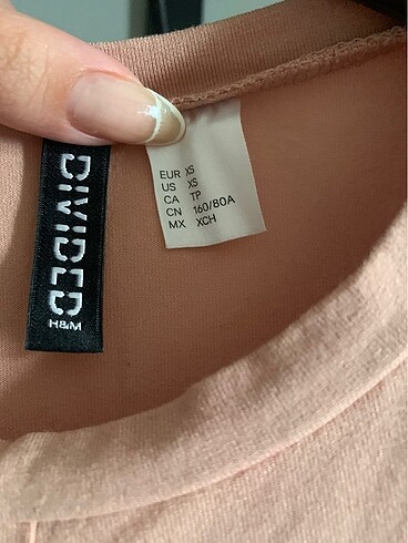 xs Beden Hm crop top