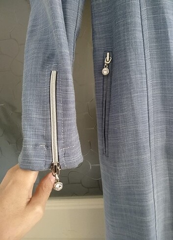 m Beden mavi Renk Pardesü
