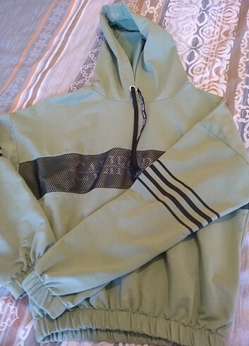 m Beden Fileli sweatshirt