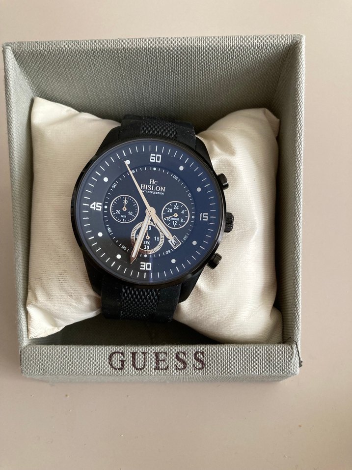 Guess Gri Modern Klasik Erkek Saat - Görsel 5